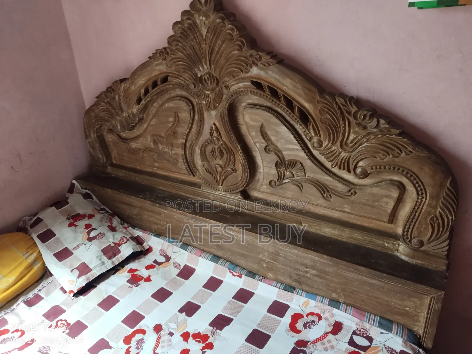 Chittagong Teak Wood Bed