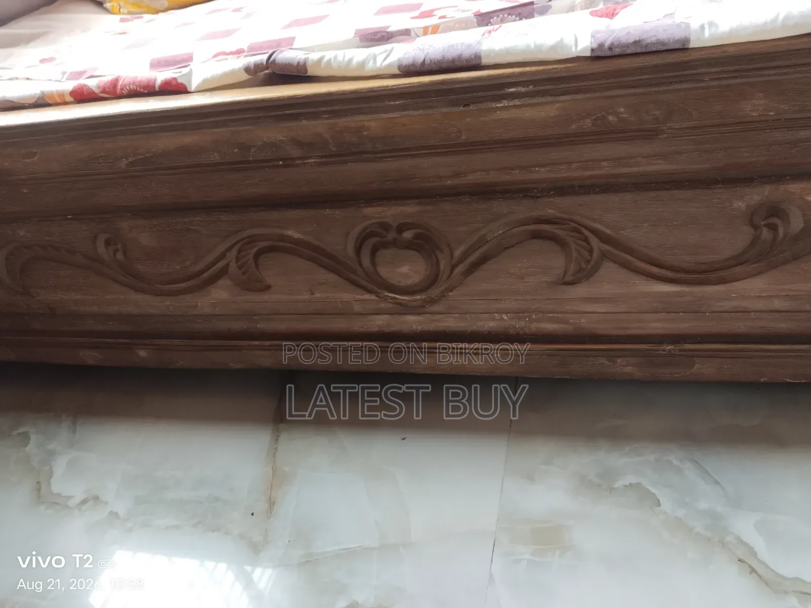 Chittagong Teak Wood Bed