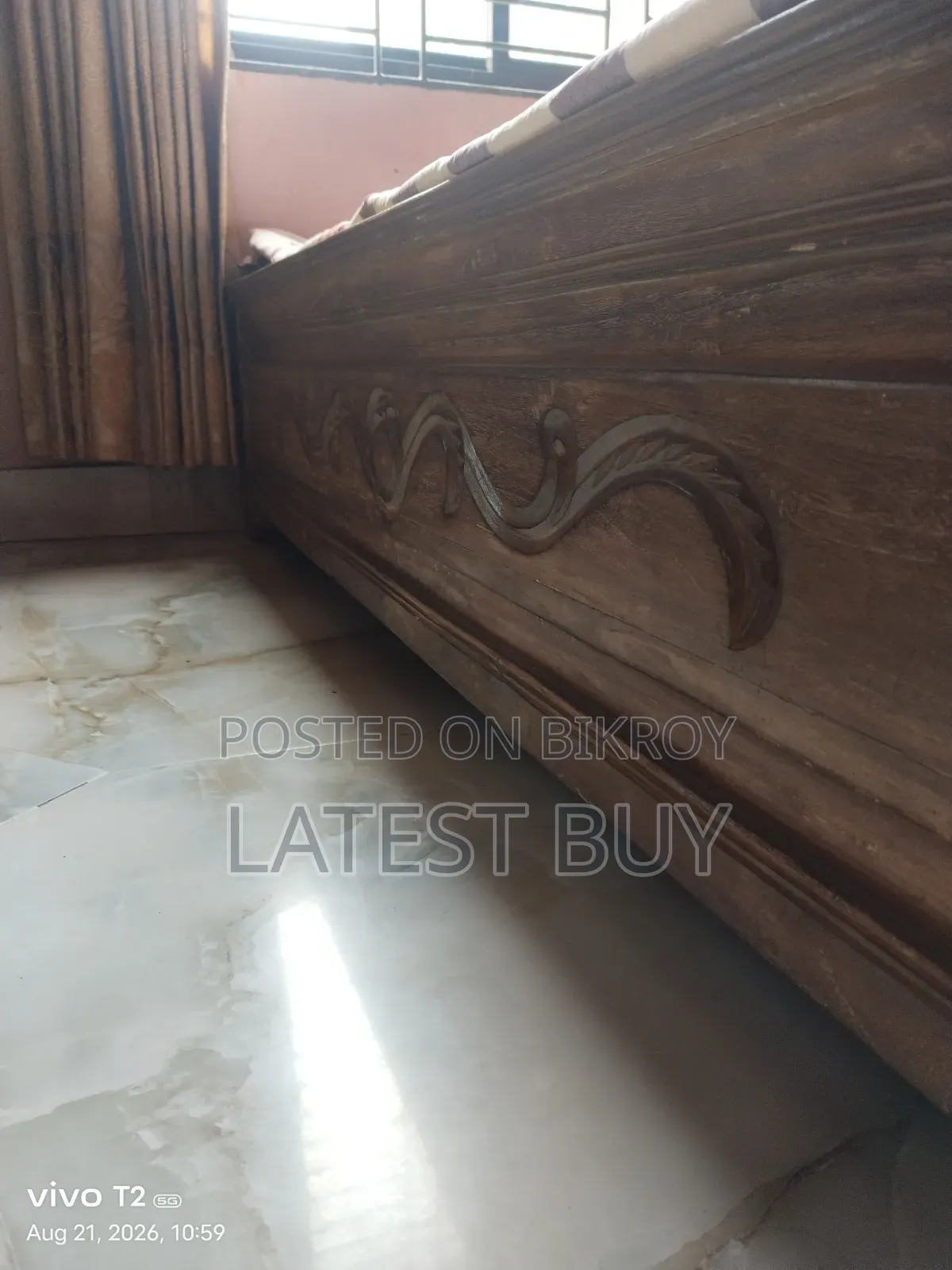 Chittagong Teak Wood Bed