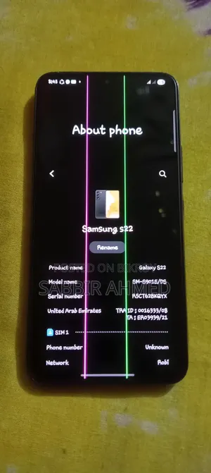 Samsung Galaxy S22 5G 128 GB Black