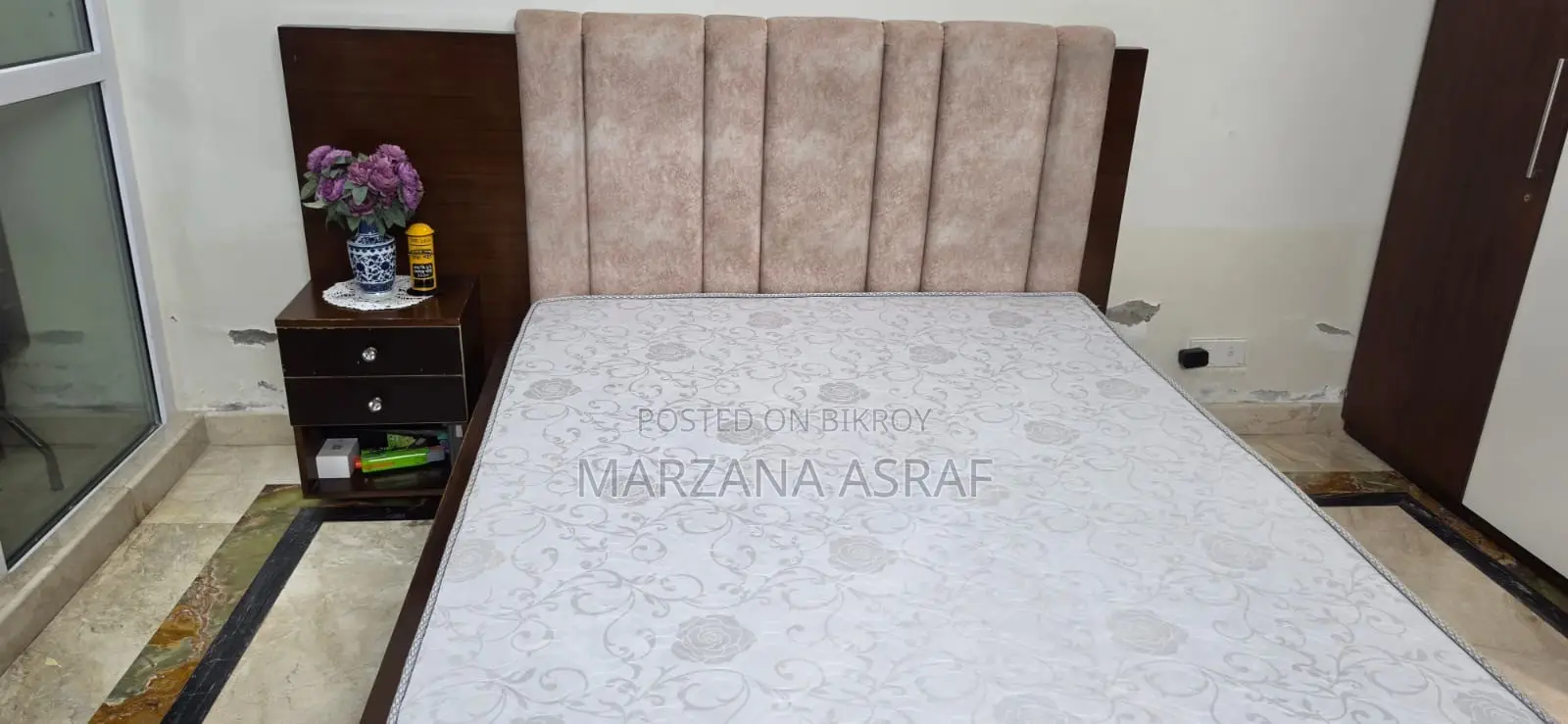 Bed Frame and Comes With Mattress Attached With the Bed Frame