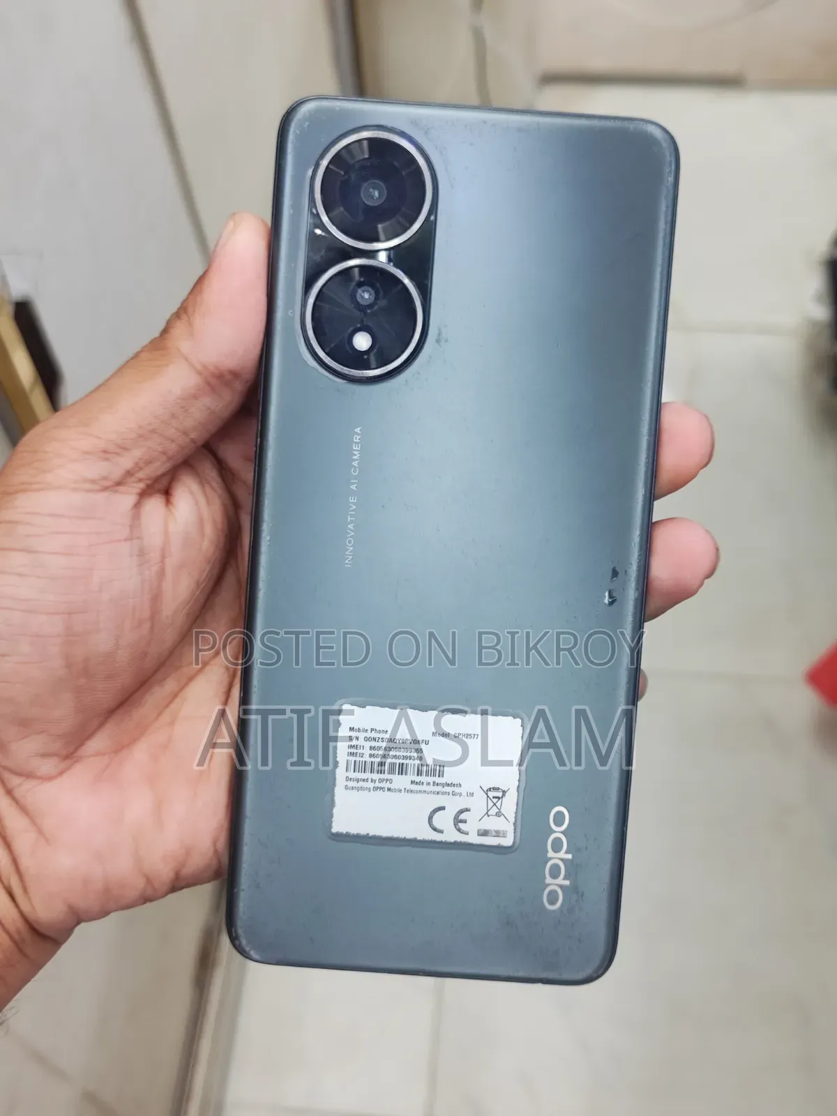 Oppo A58 128 GB Black