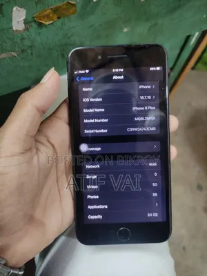 Apple iPhone 8 Plus 64 GB Black