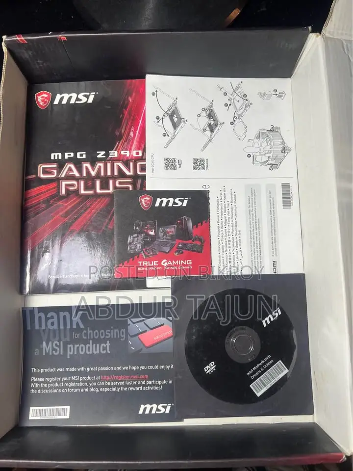 Intel 9th Gen Mother Board, Ram, Process and Cooler Up for Sell
