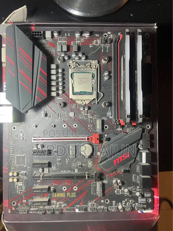 Intel 9th Gen Mother Board, Ram, Process and Cooler Up for Sell