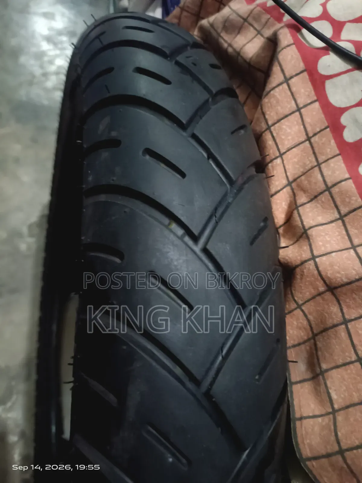 110/80/17  টায়ার বিক্রি করা হবে।