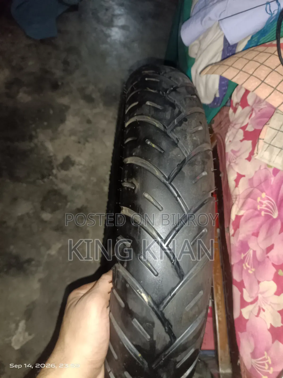 110/80/17  টায়ার বিক্রি করা হবে।
