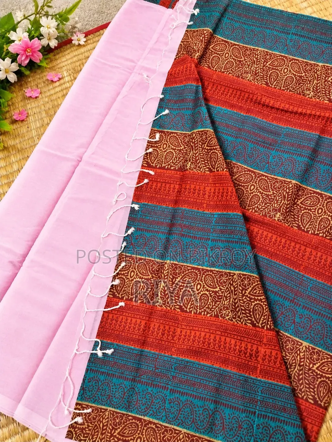 Khadi Cotton Handcraft Saree