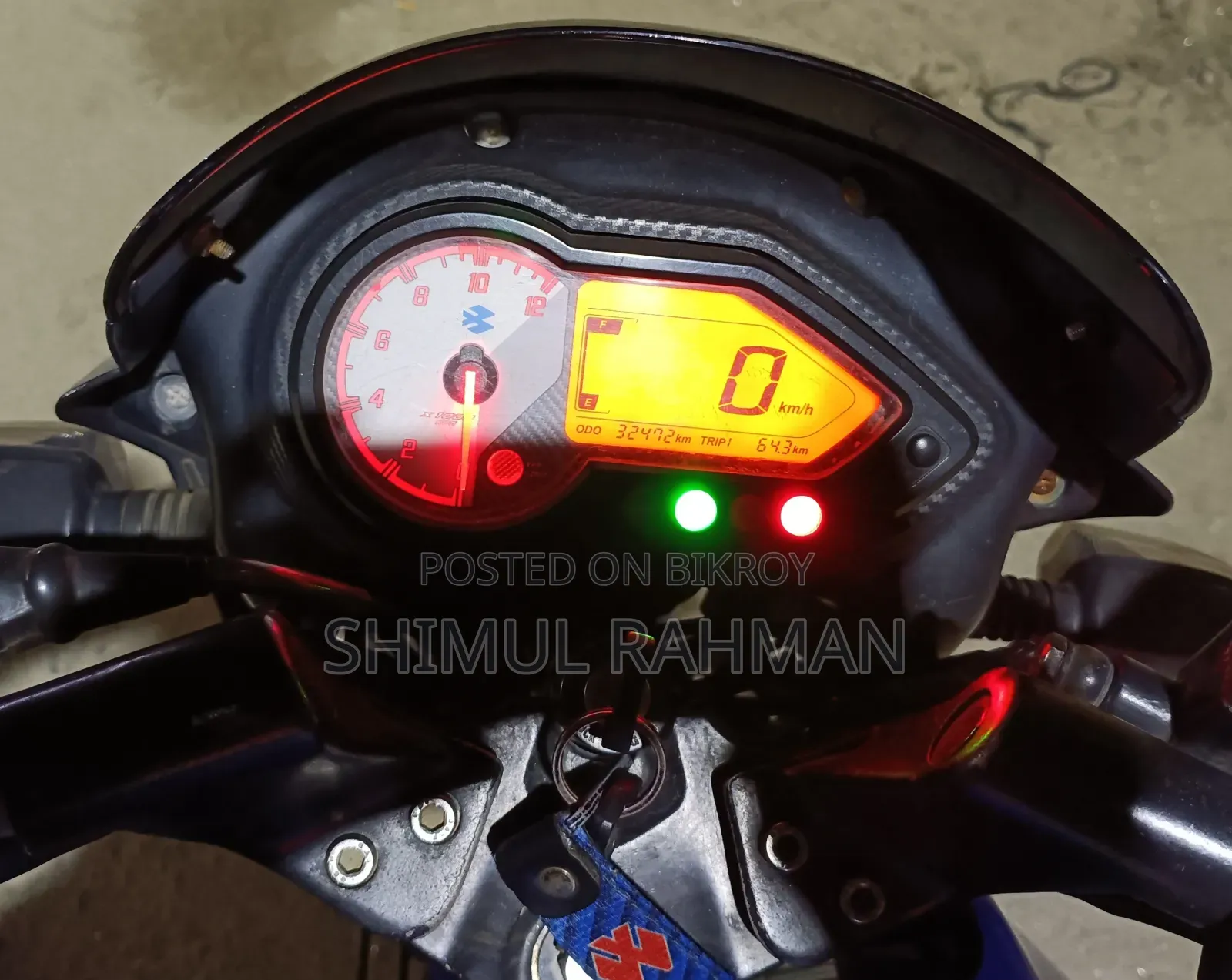 বাজাজ পালসার ১৫০ ২০১৮ ব্লু