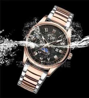 Binbon Business Belt Watch, Men's Quartz Watch