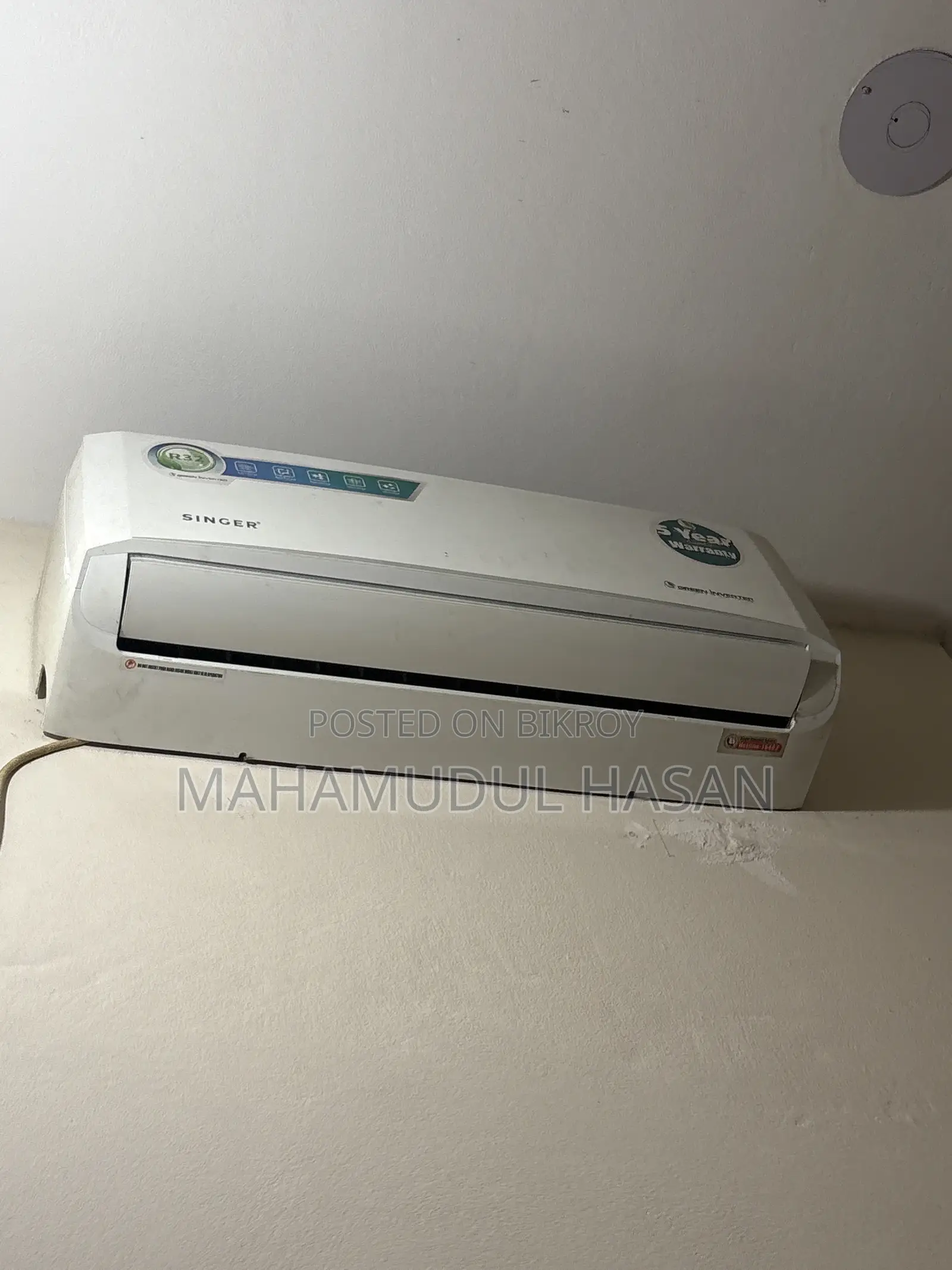 Singer 1.5 Ton Green Inverter AC