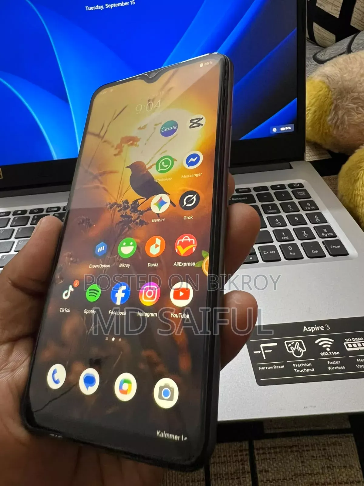 Vivo V21e 128 GB Black