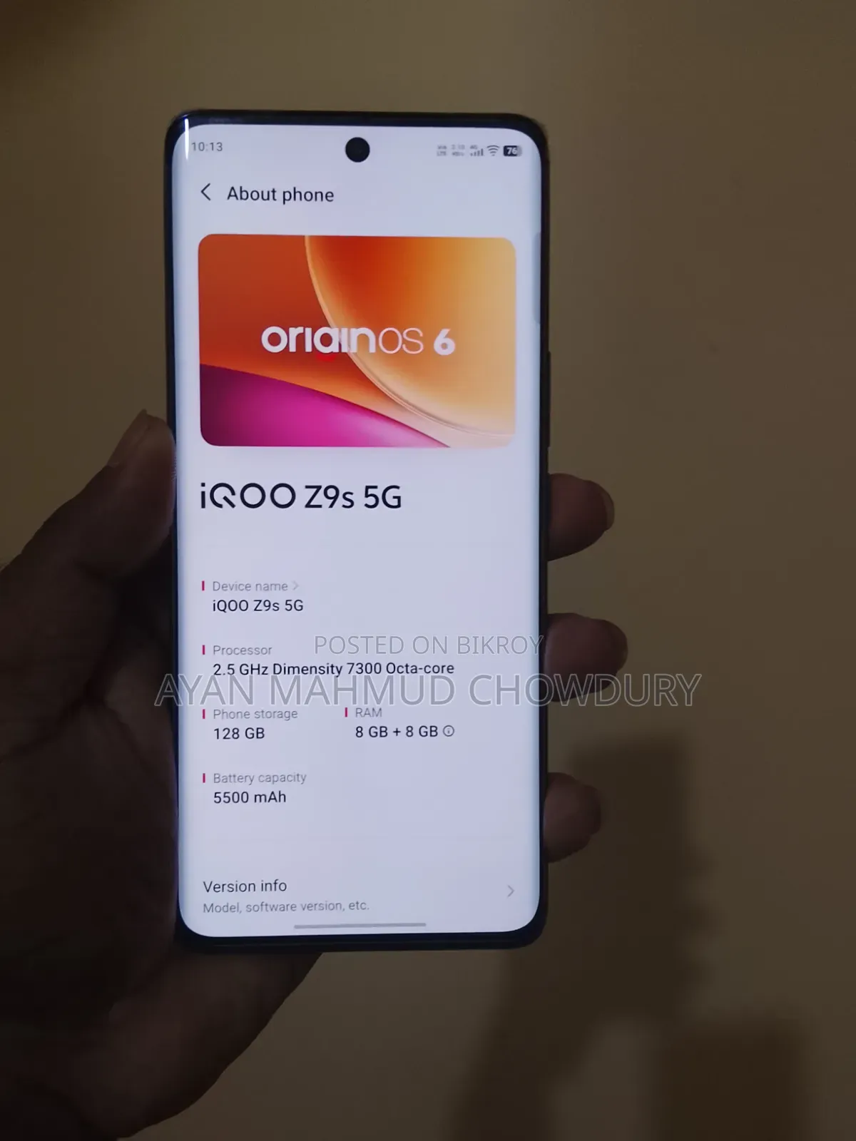 iQOO Z9 128 GB Silver