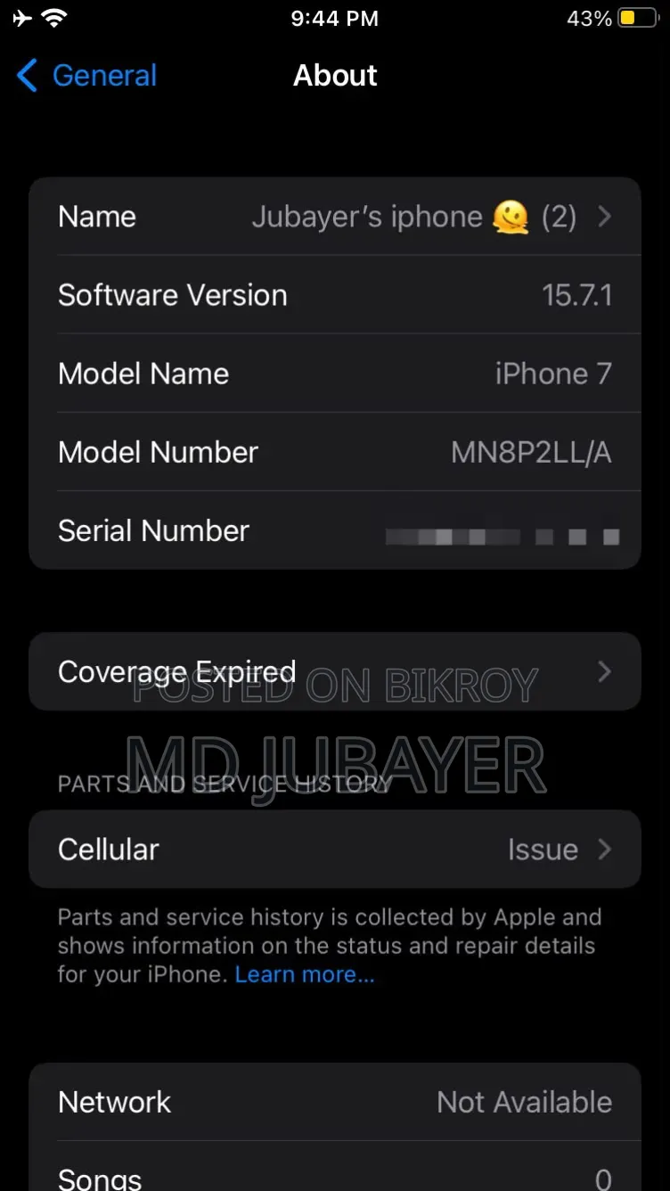Apple iPhone 7 128 GB Rose Gold
