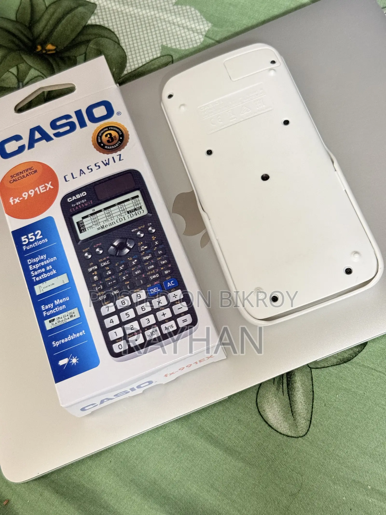 Casio Classwiz Fx-991ex Scientific Calculator 552 Function