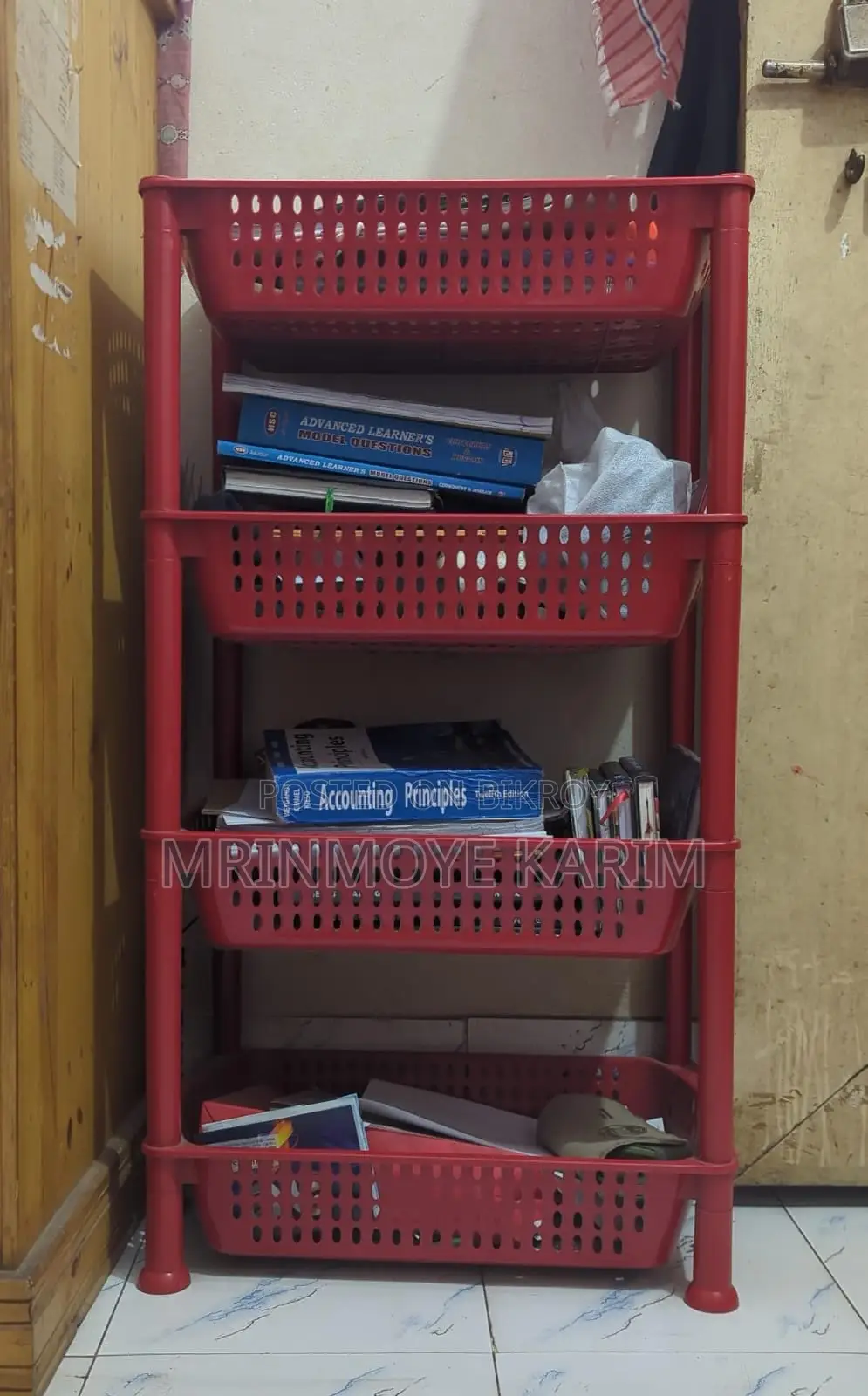 4-Layer Multipurpose Plastic Storage Rack