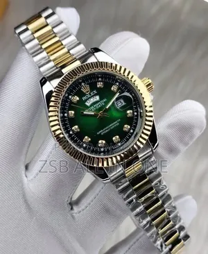 Rolex Quartz Movement Stainless Steel Analog Watch for Men