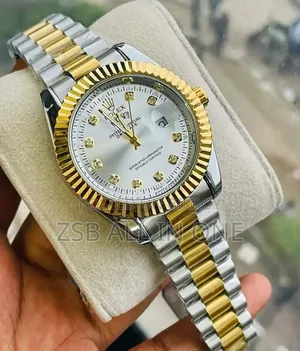 Rolex Quartz Movement Stainless Steel Analog Watch for Men