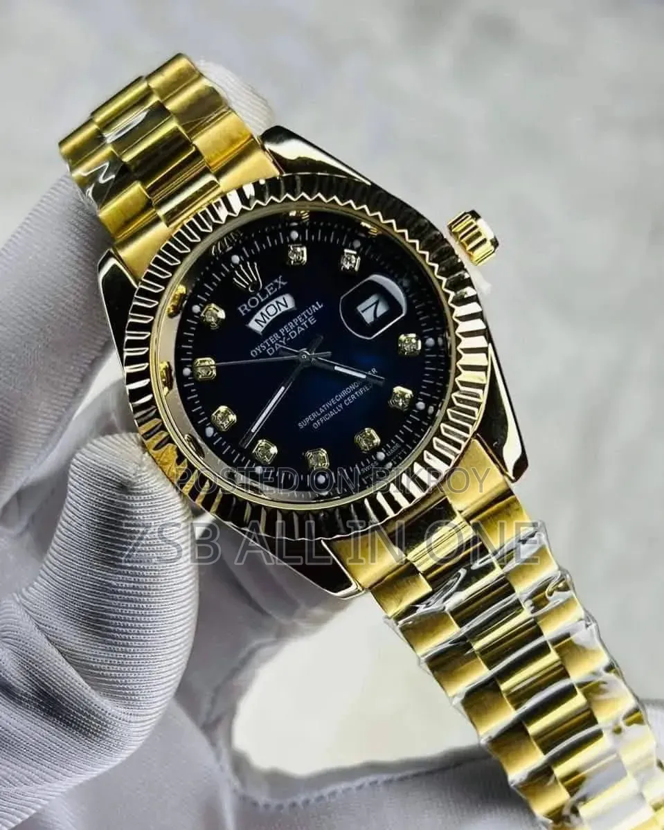 Rolex Quartz Movement Stainless Steel Analog Watch for Men
