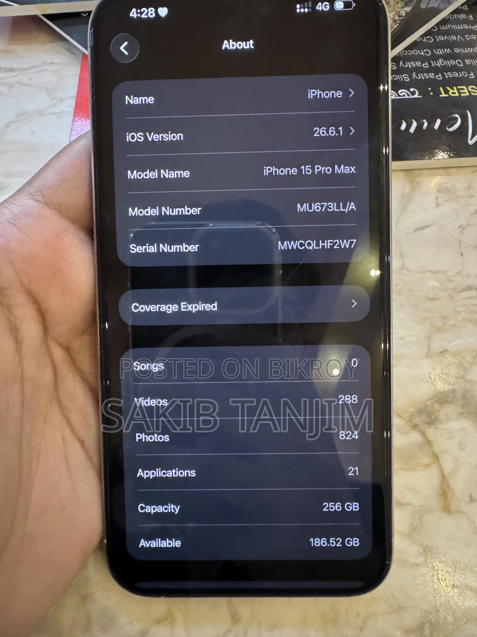 Apple iPhone 15 Pro Max 256 GB White