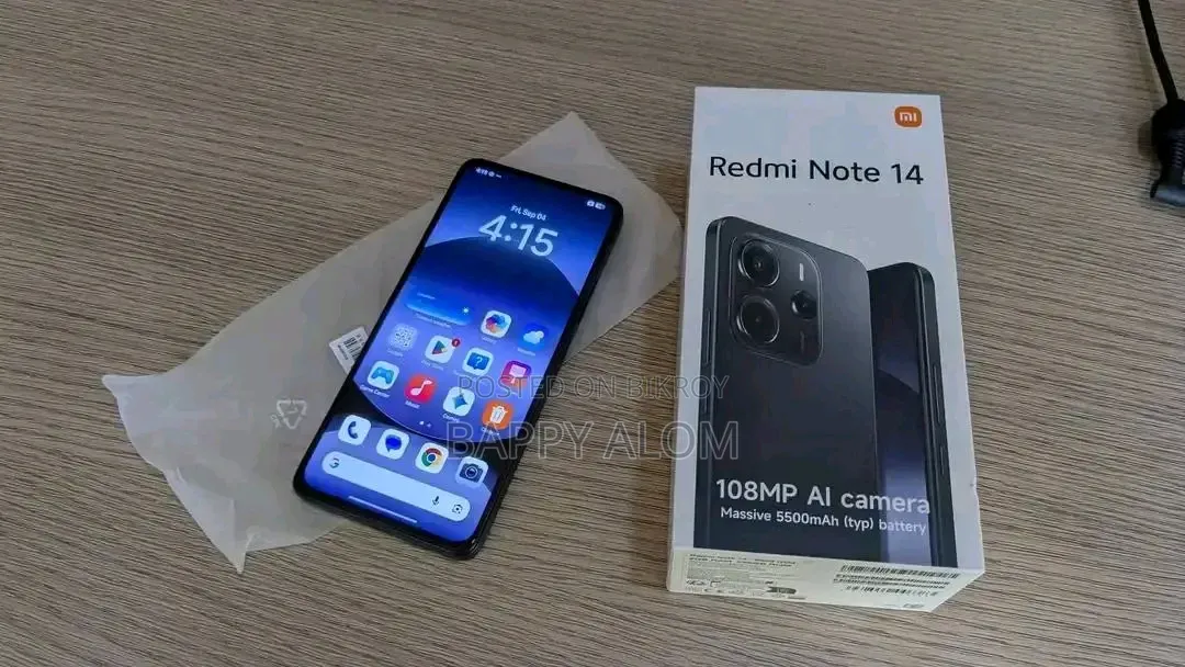Xiaomi Redmi Note 14 4G 256 GB Black