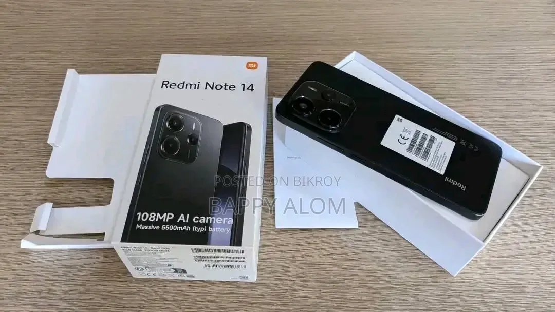 Xiaomi Redmi Note 14 4G 256 GB Black