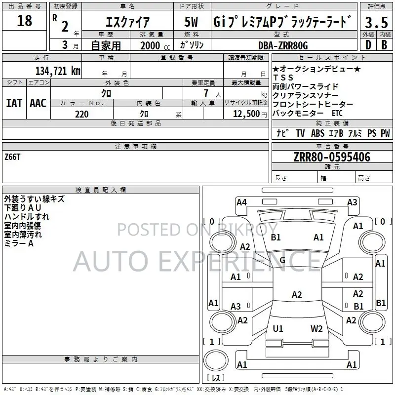Toyota Esquire 2020 Black