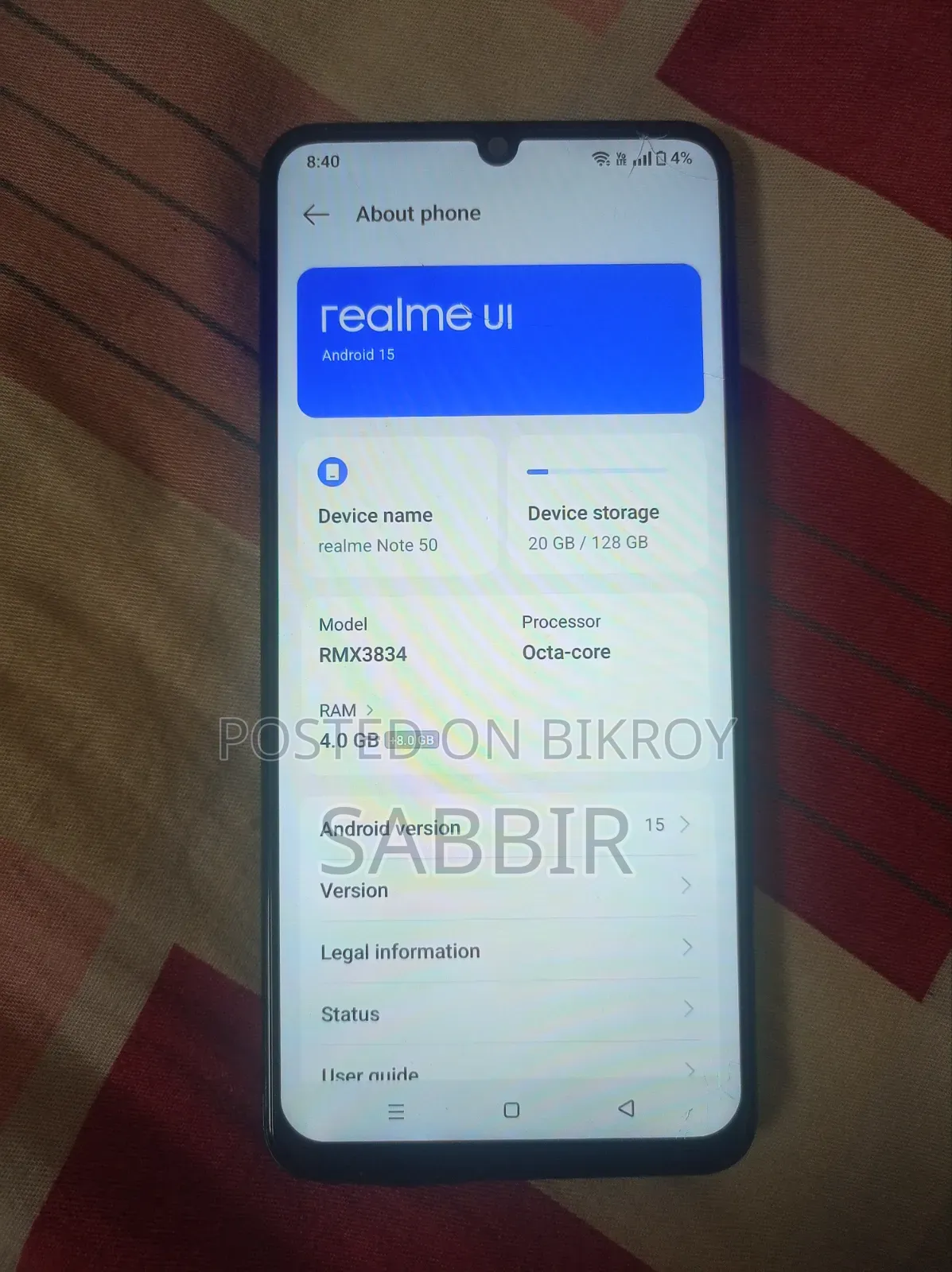 Realme Note 50 128 GB