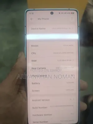 Infinix Note 50 Pro+ 256 GB Silver