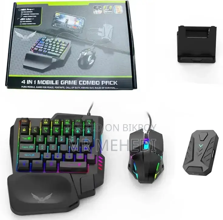 4 IN 1 Mobile Gaming Combo Pack for Sale