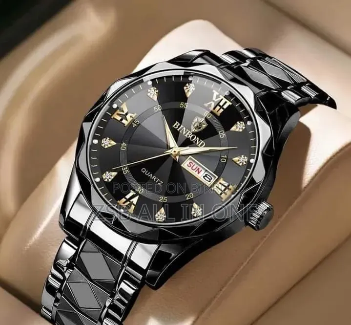 BINBOND 2521 Luxury Brand Luminous Quartz Watch for Men