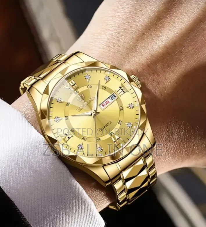 BINBOND 2521 Luxury Brand Luminous Quartz Watch for Men