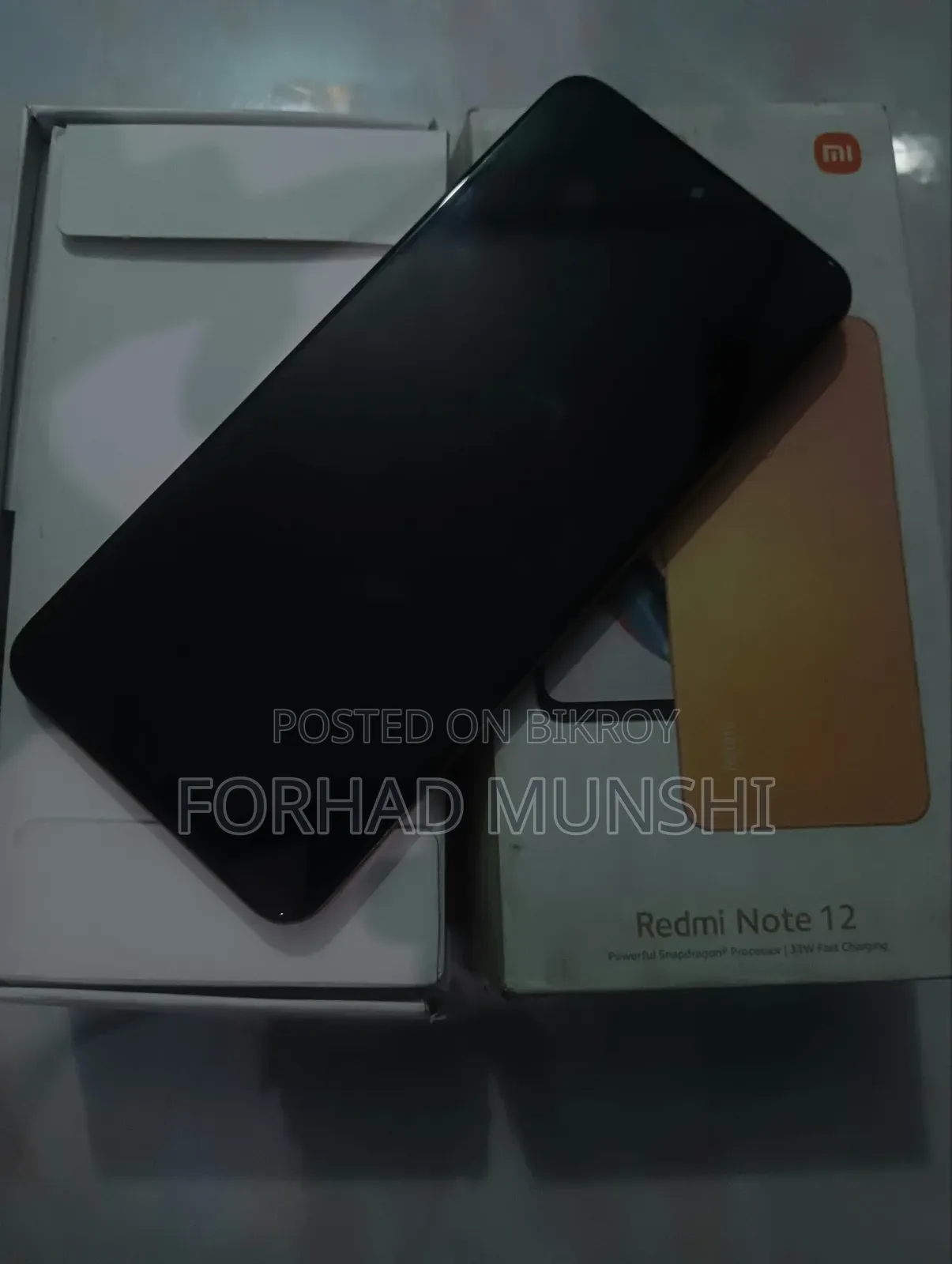 Xiaomi Redmi Note 12 4G 64 GB Yellow