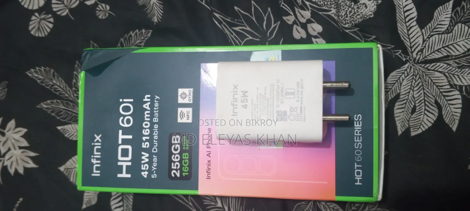 Infinix Hot 60i 256 GB Black