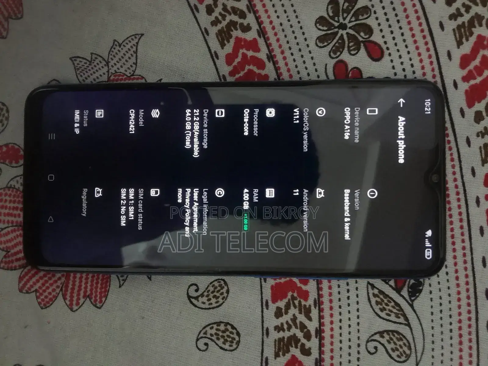 Oppo A16 64 GB Blue