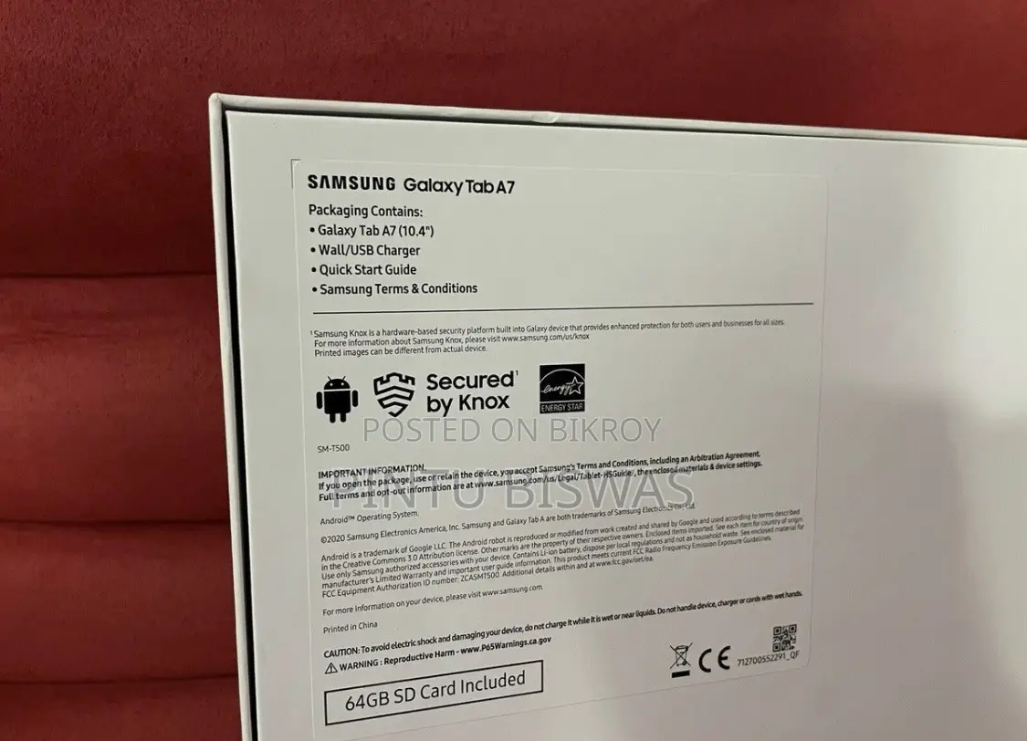 Samsung Galaxy Tab A7 10.4 (2022) 32 GB Black