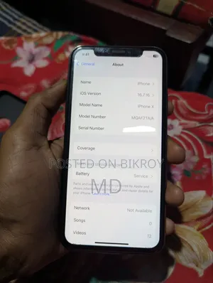 Apple iPhone X 256 GB Black
