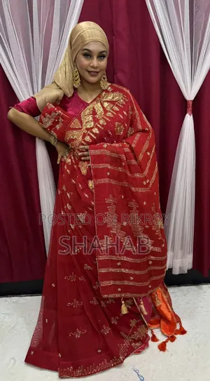 কারচুপি জামদানি শাড়ি