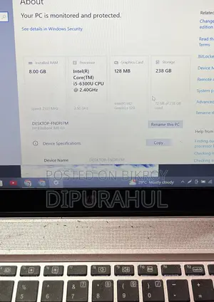 Laptop HP EliteBook 840 G3 8GB Intel Core i5 SSD 256GB