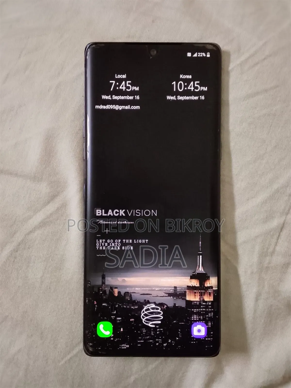 এলজি ভেলভেট ৫জি ১২৮ জিবি ব্ল্যাক