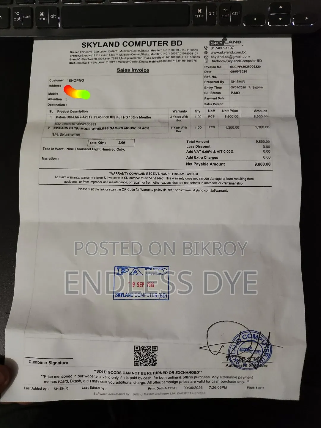 Dahua DHI-LM22-A201Y 21.45" IPS FHD 100Hz Monitor