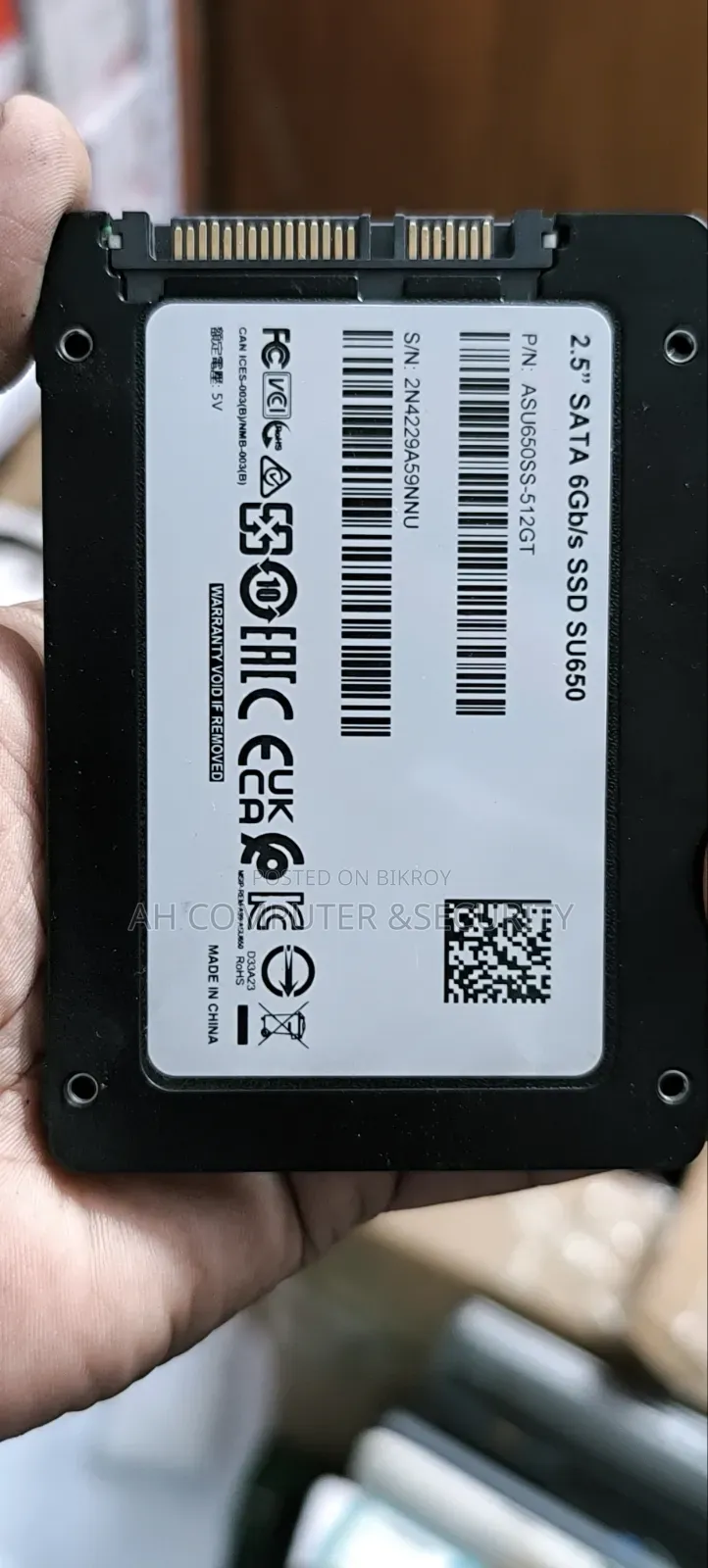Adata Su650 512gb Sata SSD
