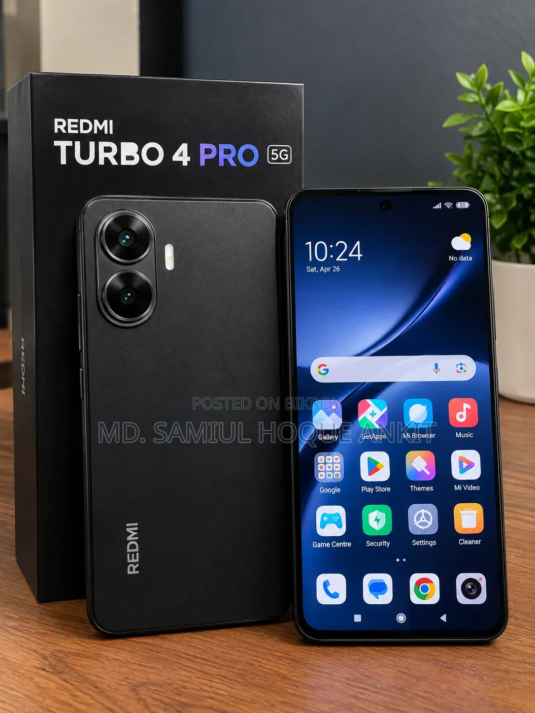 Xiaomi Redmi Turbo 4 Pro 256 GB Black