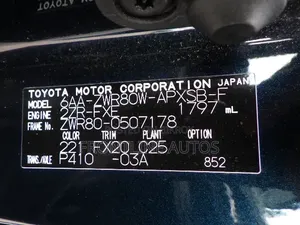Toyota Noah 2021 Blue