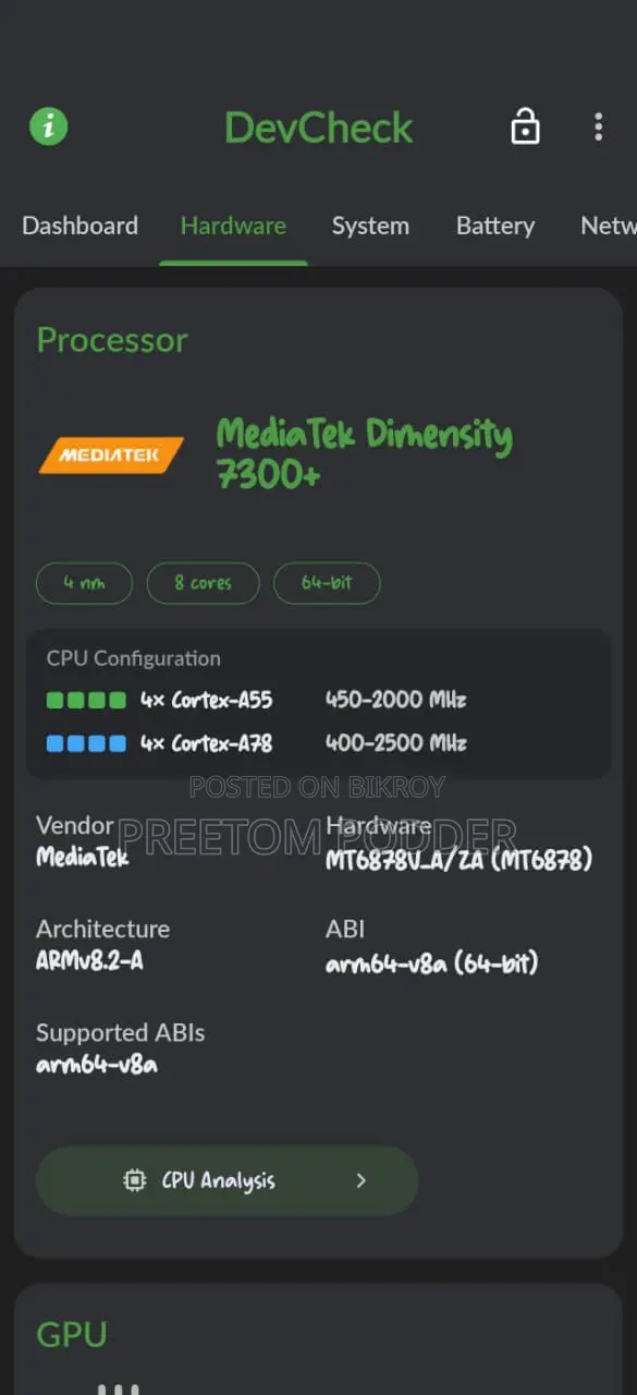 Realme 15T 256 GB Bronze