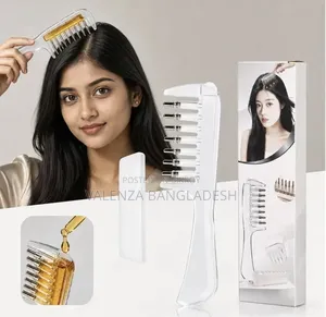 স্ক্যাল্প অয়েল অ্যাপ্লিকেটর কম্ব-হেয়ার অয়েল ডিসপেন্সার রোলার বল ম্যাসেজার্স