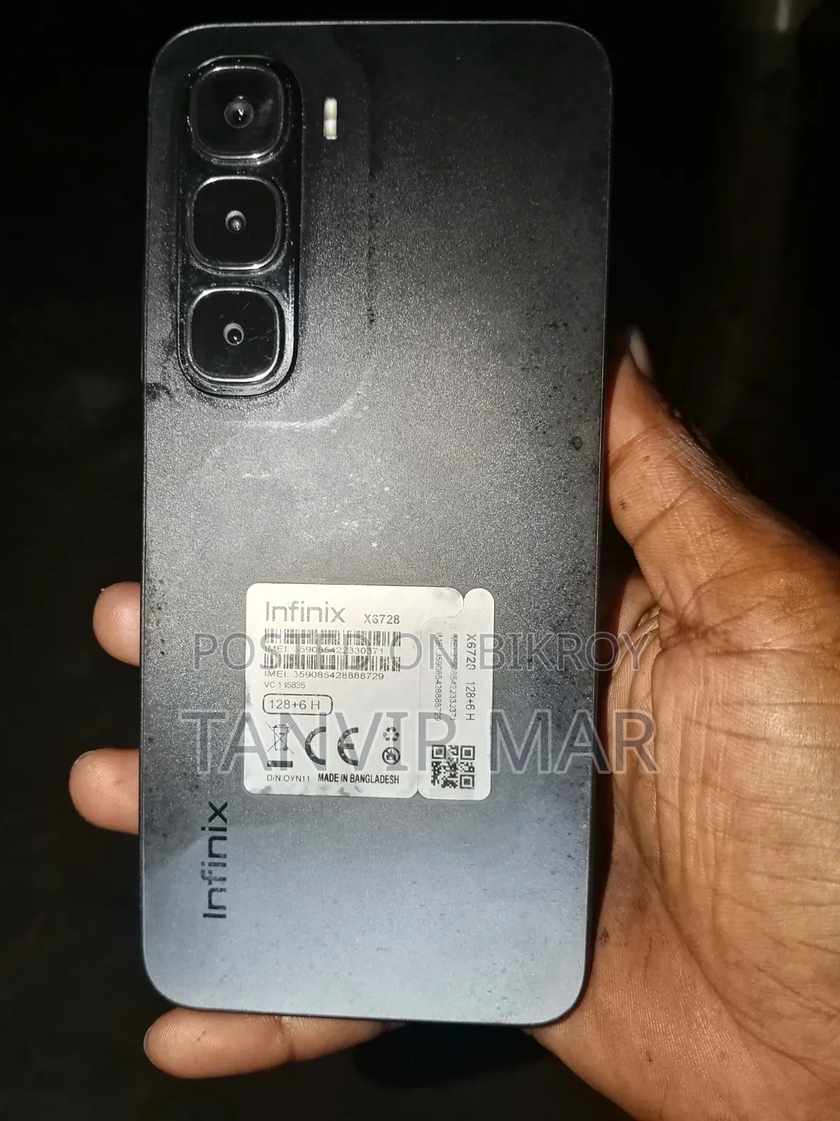 Infinix Hot 60i 128 GB Black