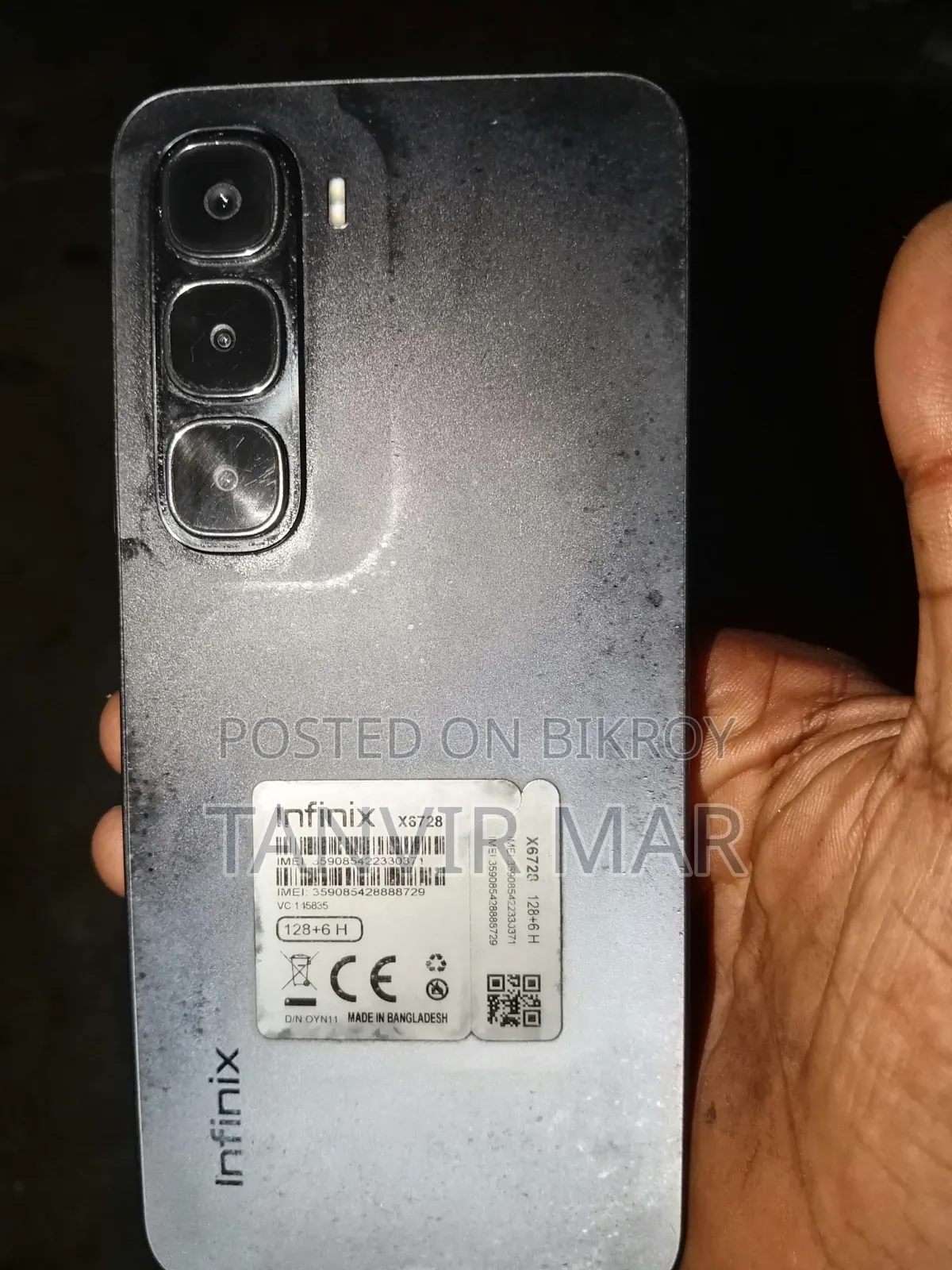 Infinix Hot 60i 128 GB Black