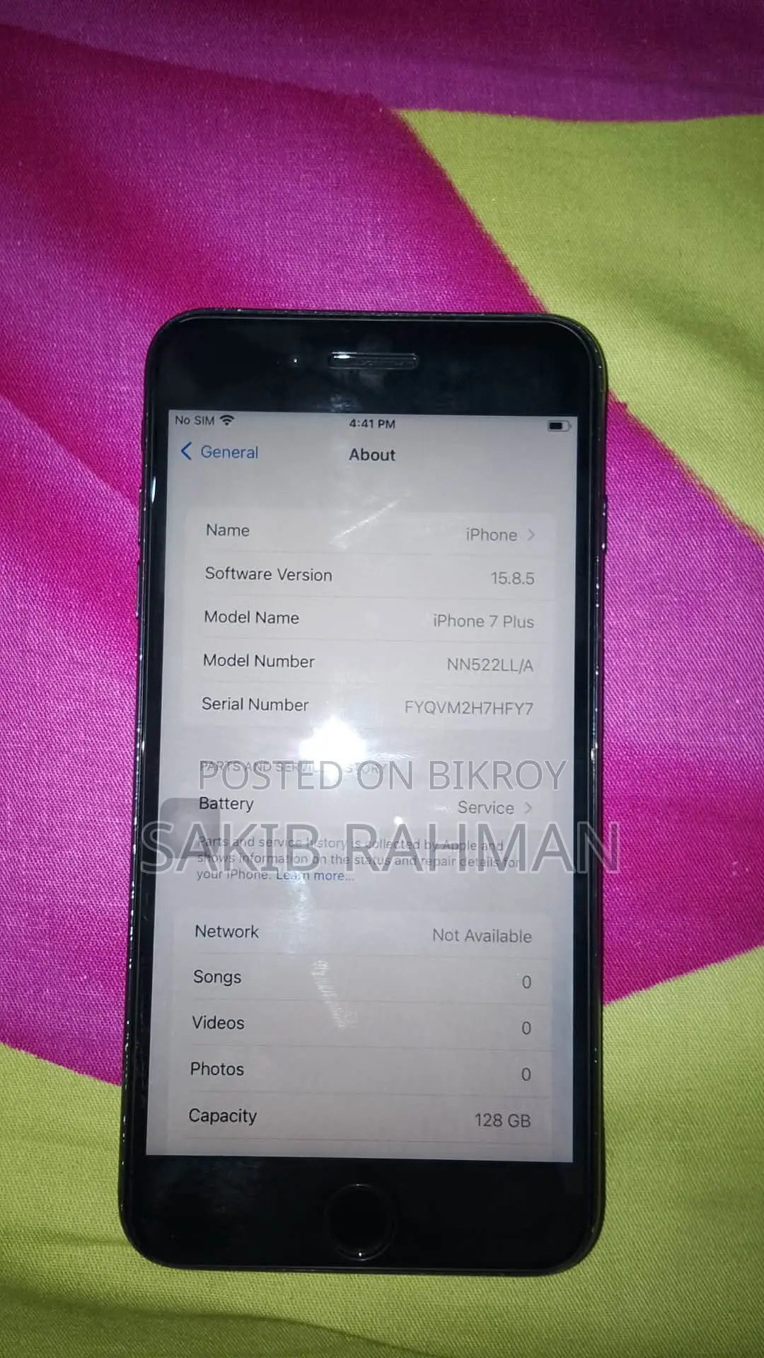 Apple iPhone 7 Plus 128 GB Black