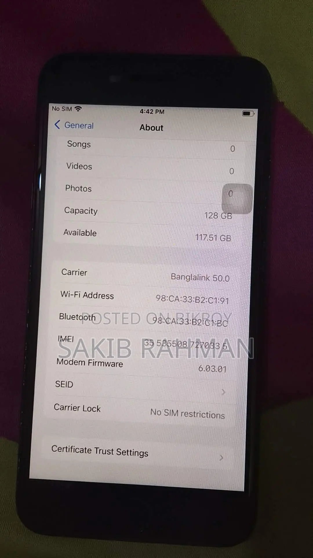 Apple iPhone 7 Plus 128 GB Black